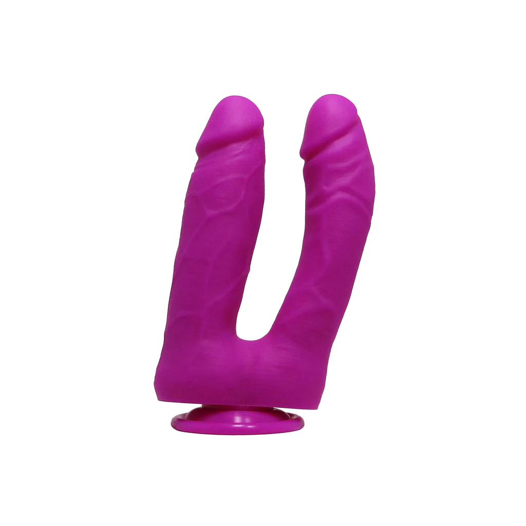 Get Colorfuls 6.5 Inch Purple Double Dildo Only at Castle Megastore
