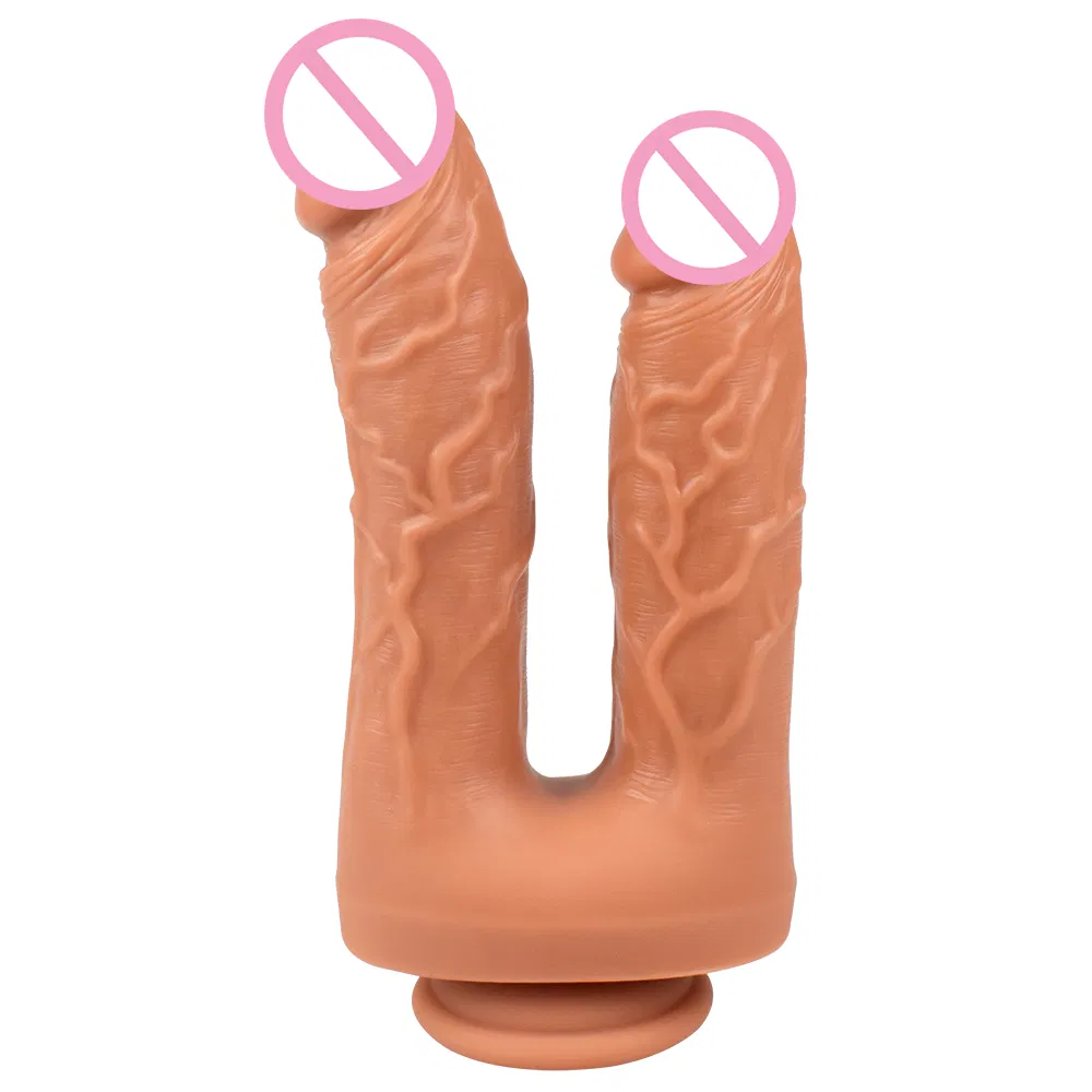 Double Head Dildo Flexible Soft Silcone Huge Anal Dildo for Lesbian Dick Penis Adult Sex Toys for Women