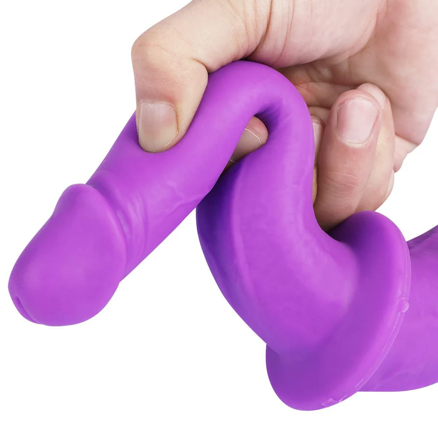 MRIMIN Strapless Strap-On Double Sided Headed Realistic Dildo for Lesb