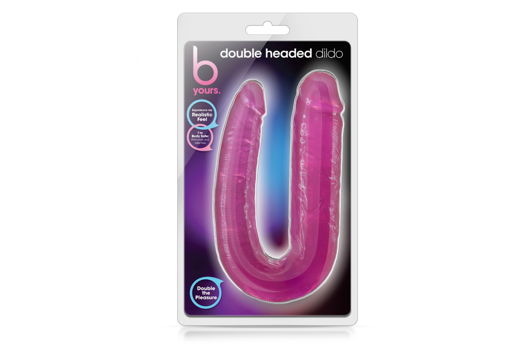 Blush B Yours Double Headed Dildo Pink 45.7cm