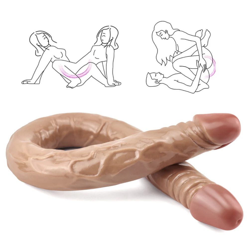 21 Inch Lesbian Realistic Double Headed Dildo
