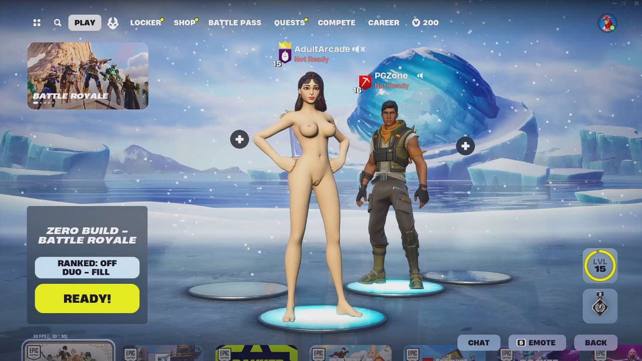 Fortnite Nude Game Play Fortnite nude mod by HeavenAi on DeviantArt