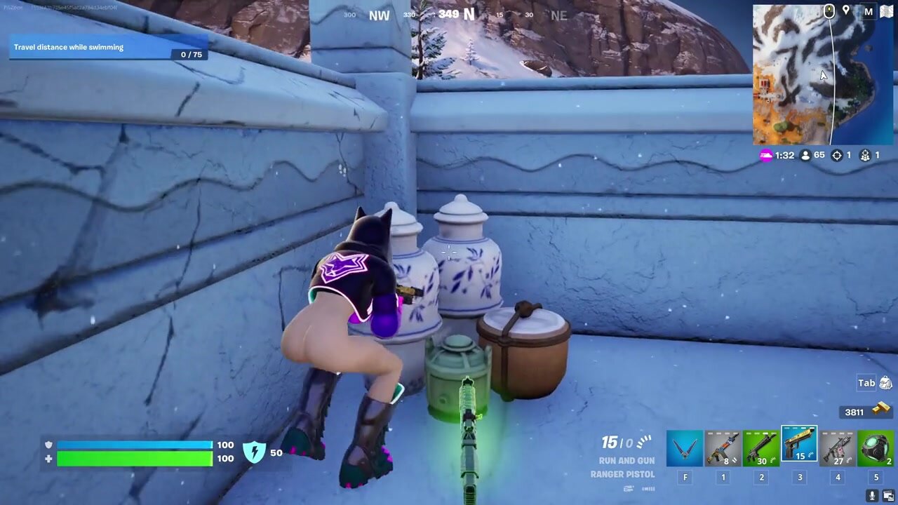 Fortnite Nude Mod Gameplay Triblazer Lynx Nude Skin Battle Royale Game 18
