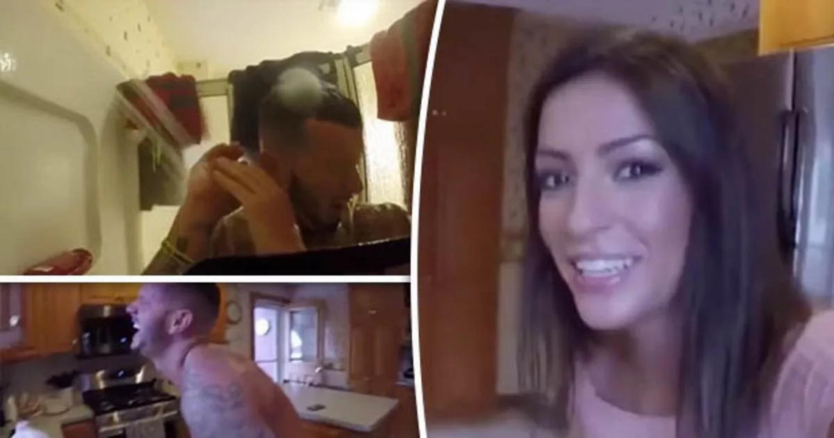 My d is on fire Sexy brunette puts PEPPER SPRAY in shower