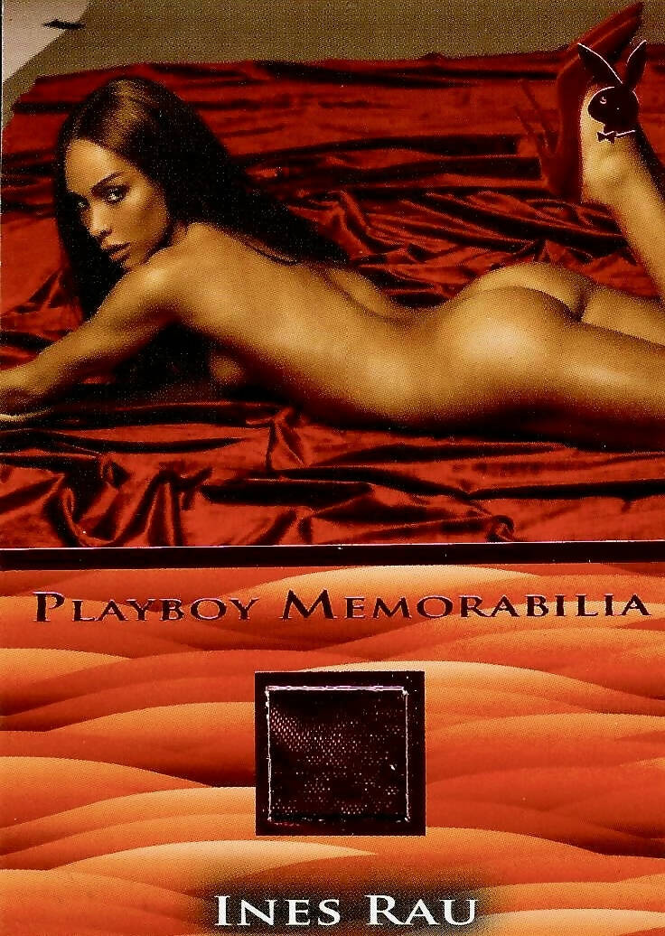 Playboy The Sexy 100 Memorabilia Ines Rau Pink Foil