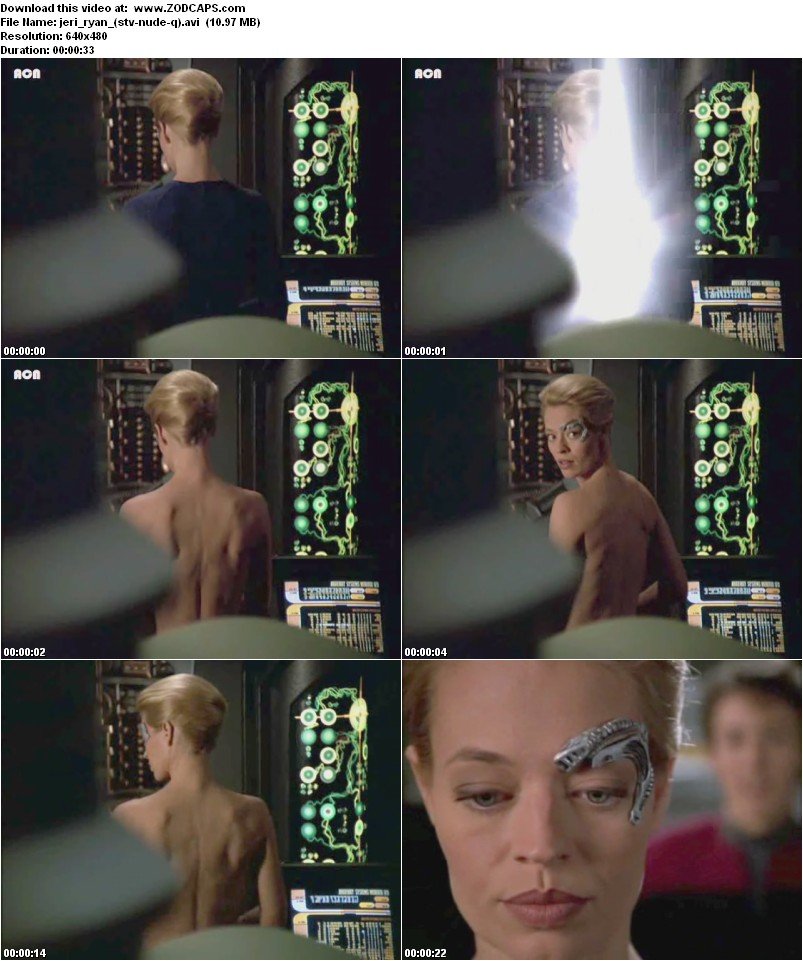 Naked Jeri Ryan in Star Trek: Voyager ANCENSORED