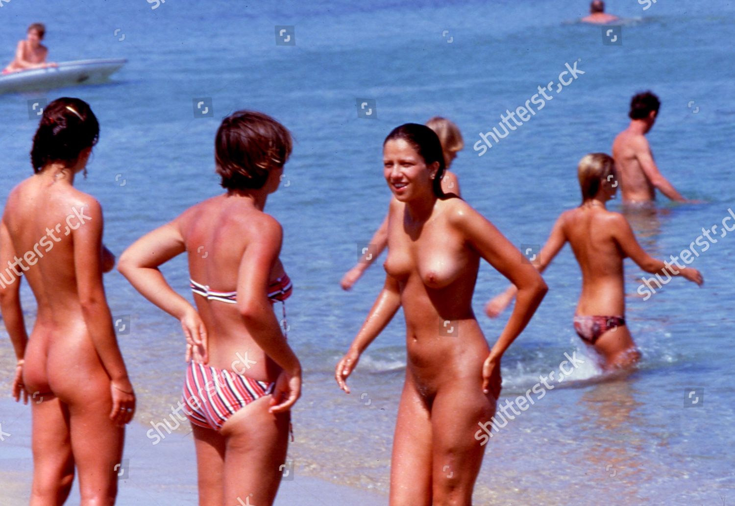 Nude Women On Beach: