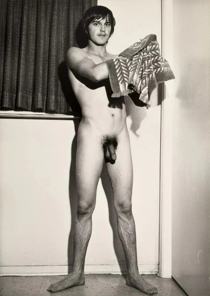 Bruce of LA Vintage Nude Male Towel After Shower Gay