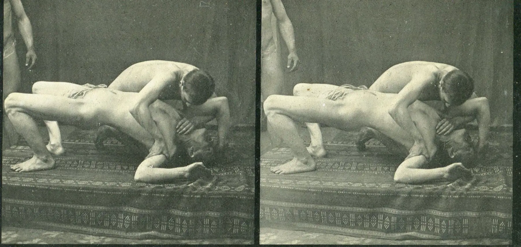 A vintage male nude photograph