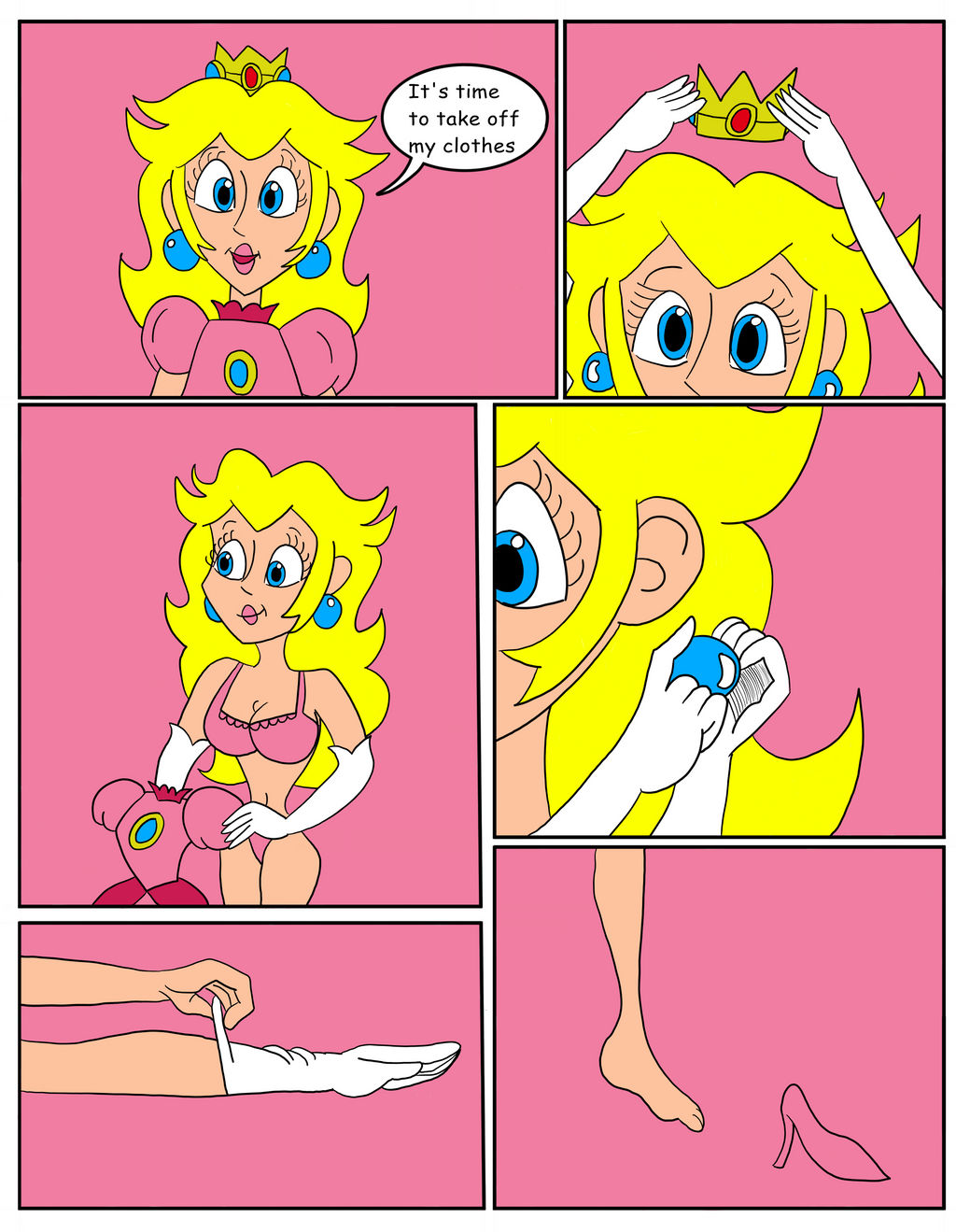 Comic Peach naked part 1 by matiriani1999 on DeviantArt