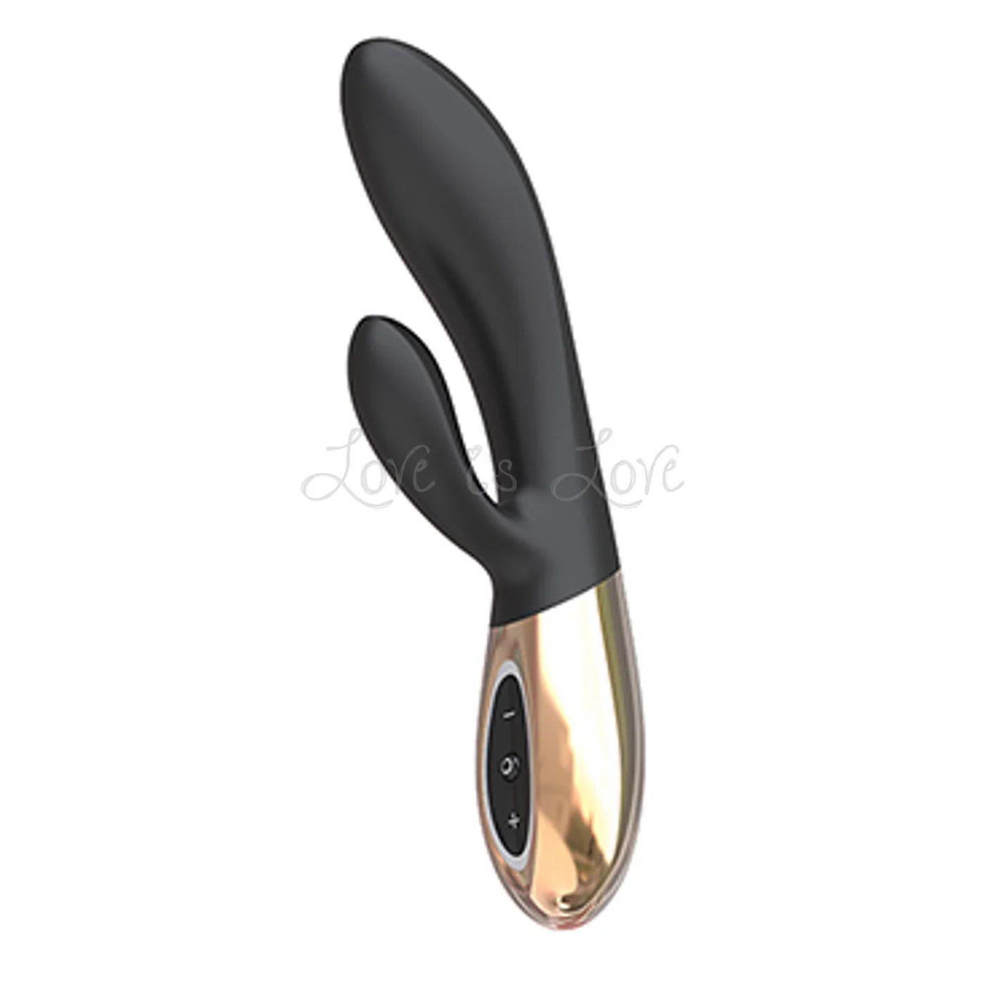 Zini Dew Rabbit Vibrator Black And Gold