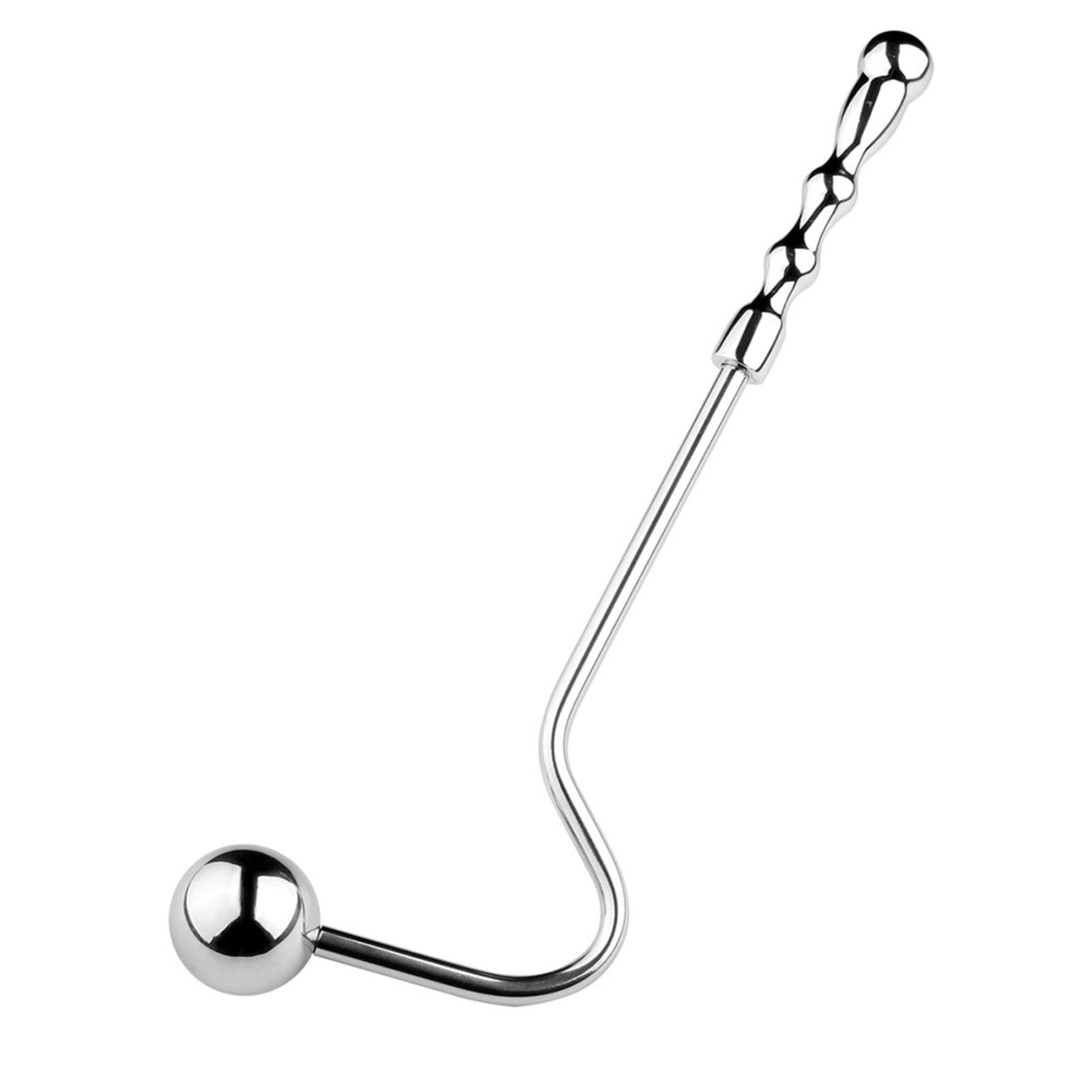 : Anal Hooks Double Toys for Couples Anal Probe Stainless Steel Fetish Erotic BDSM Toys Training Hollow Wand with 2 Sex Ball Butt Plug Dilator Anal Stretcher Handheld Anal Plug : Health
