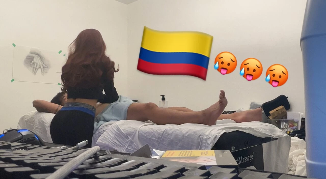 Legit Colombian Rmt Gives into Monster Asian Cock 2nd Appointment