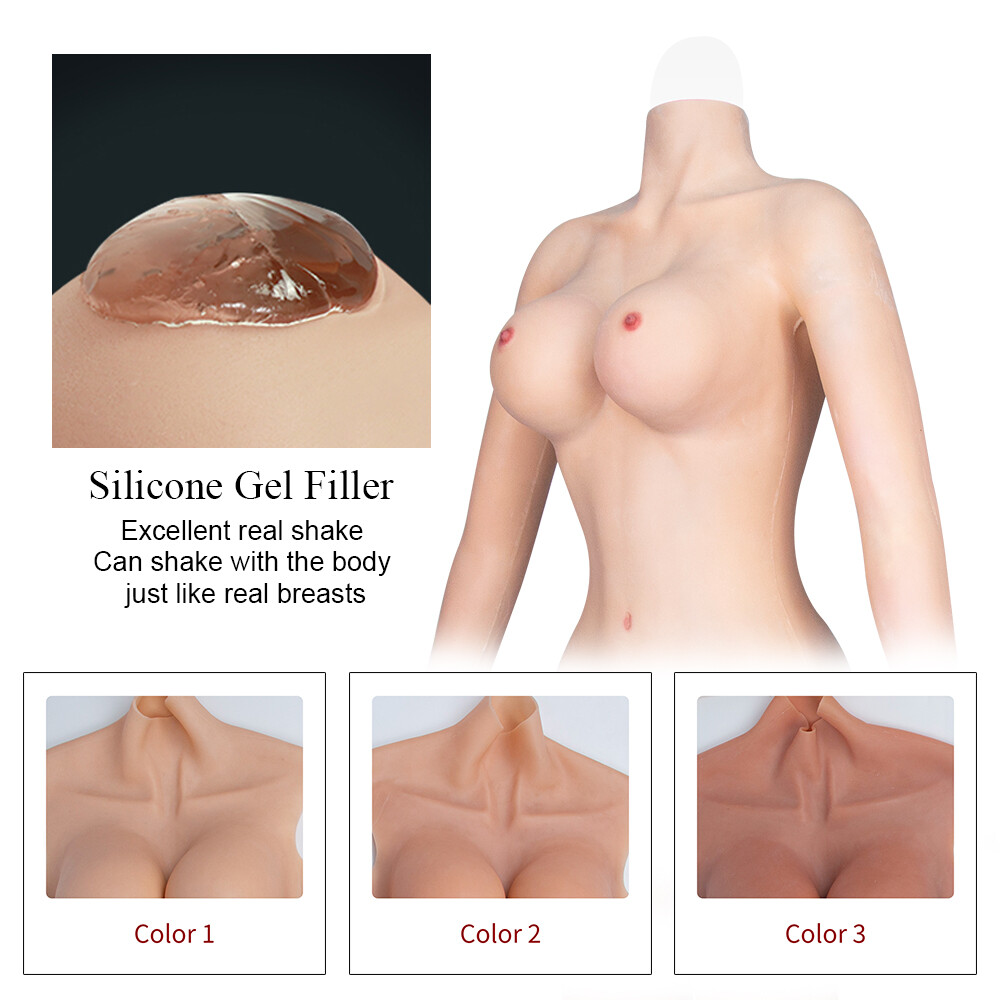 Silicone Breast Forms Body Suit Crossdresser Transgender Full Bodysuit 356191465296