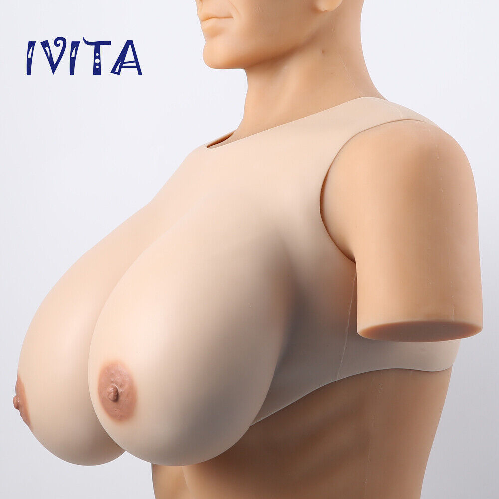Full Silicone Breast Forms 7400g Realistic Boobs Bodysuit Drag Queen 384975435907