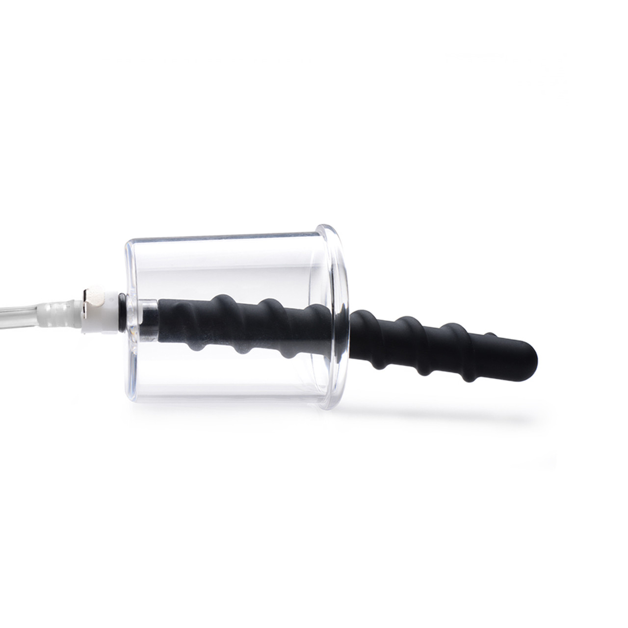 buy the Anal Rosebud Driller Vacuum Pump Cylinder with Threaded Silicone Insert
