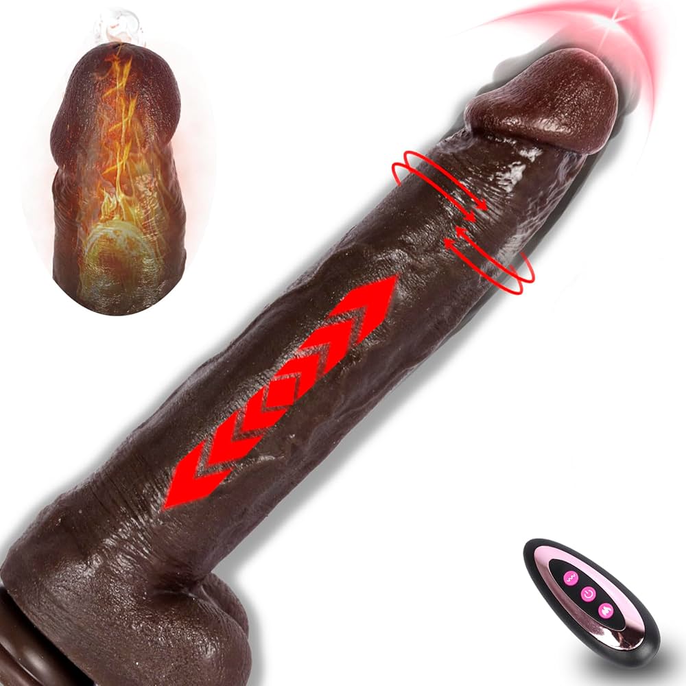 : Big Black Thrusting Dildo Vibrator