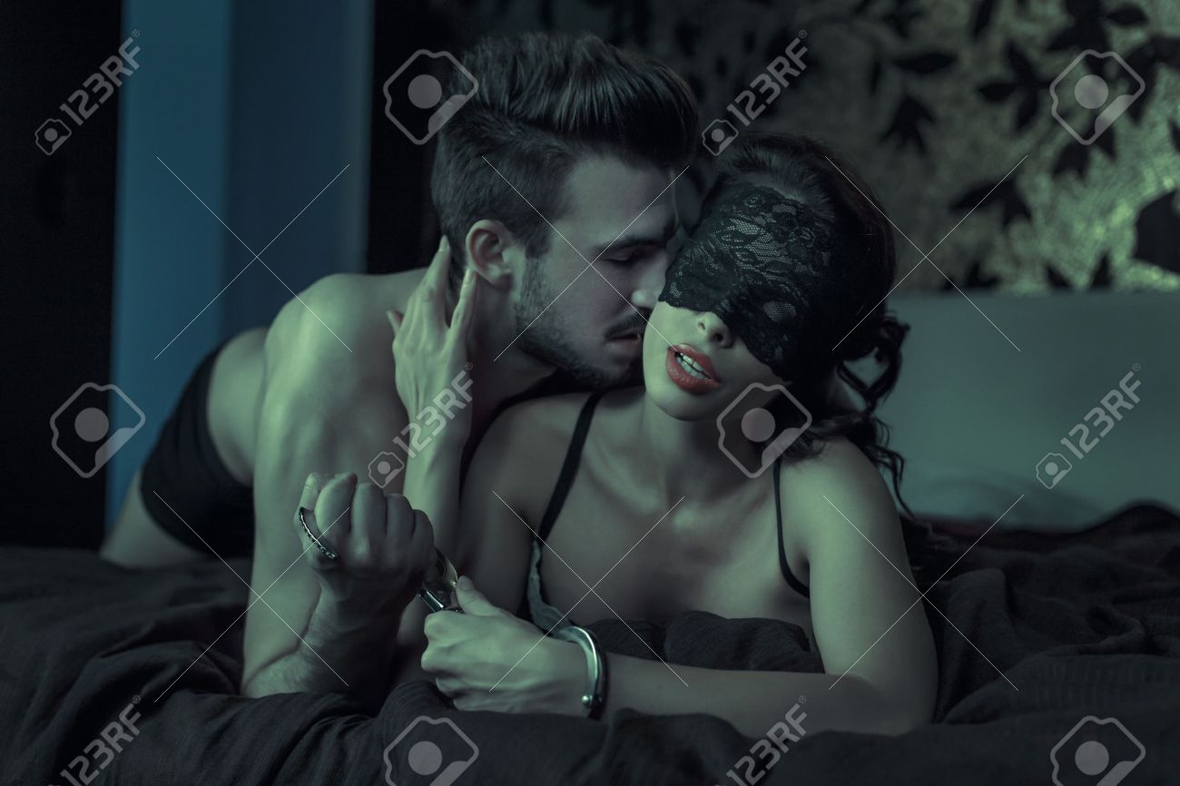 Sexy Milf Woman With Young Lover At Night In Bed Stock Photo Picture and Royalty Free Image. Image 38679342.
