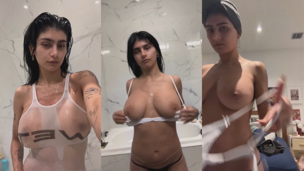 Mia khalifa everything shower onlyfans leak