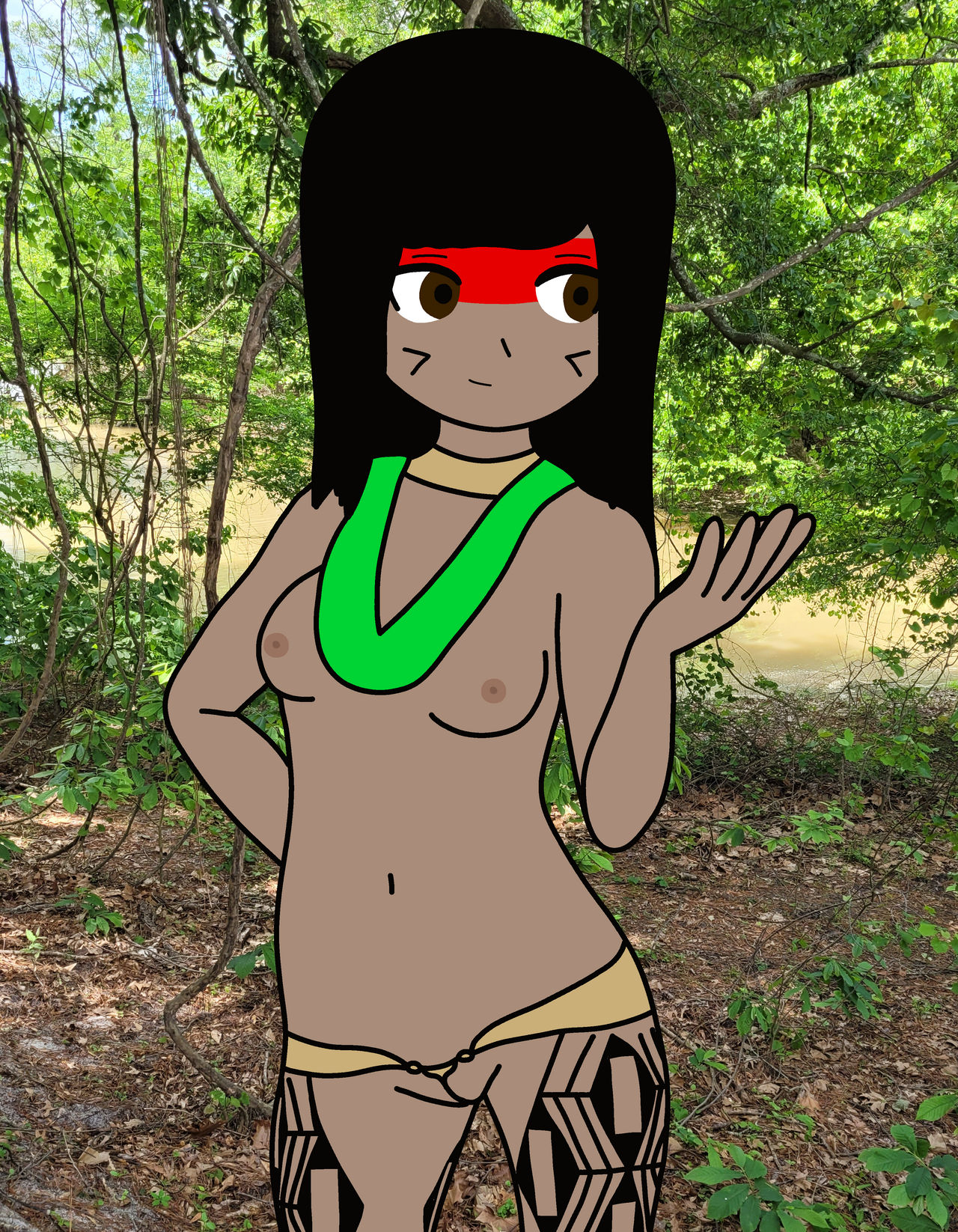 Xingu Girl Outside! by EJArt2 on DeviantArt