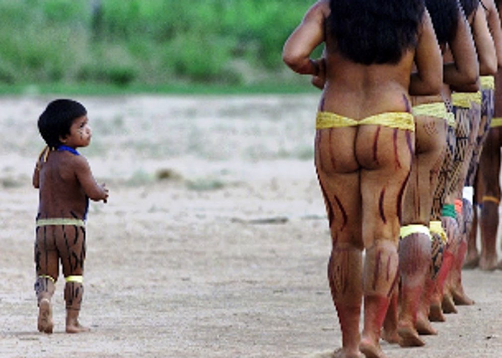Xingu tribes festival in which the women of some