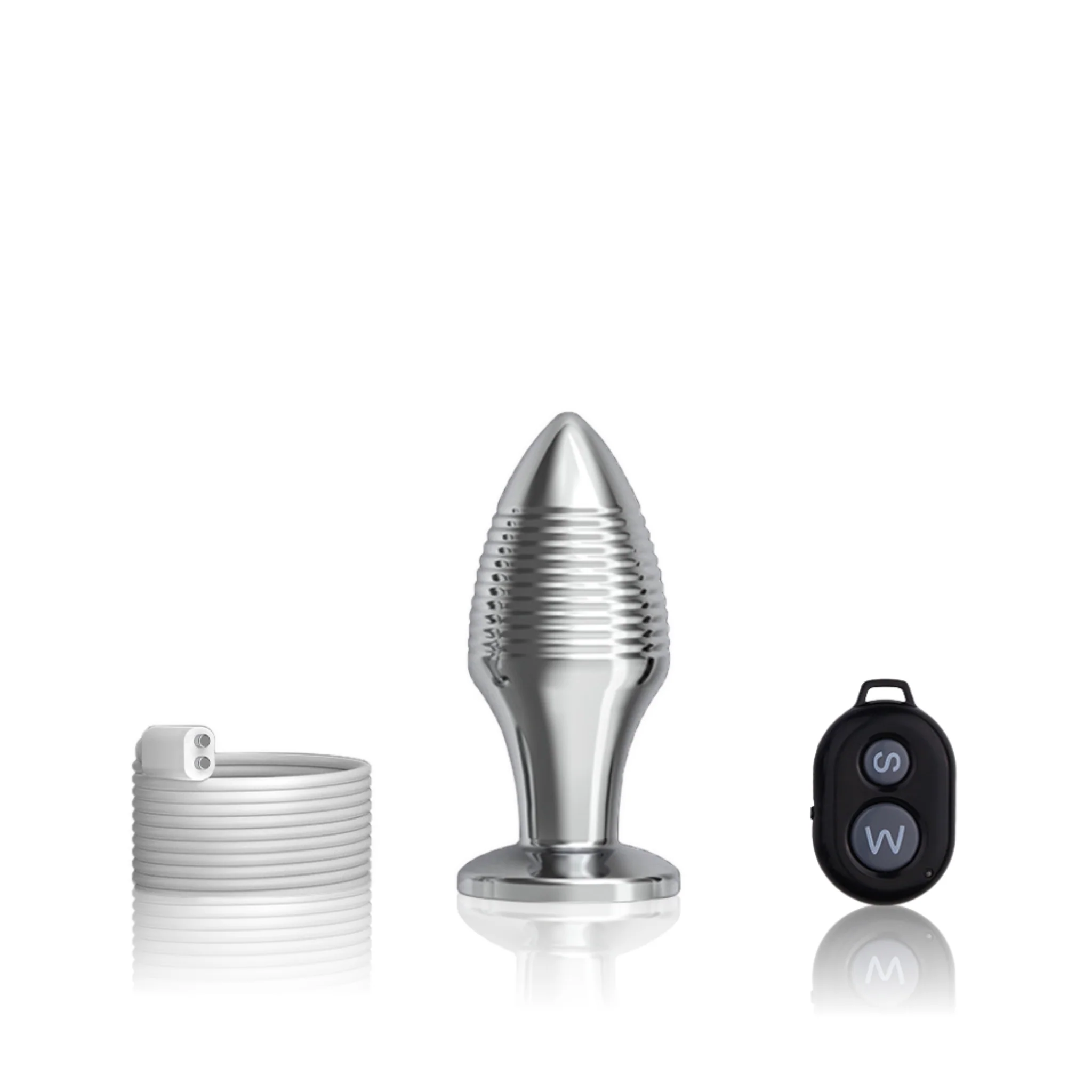 Tapered Temptation: The Vibrating Stainless Steel Anal Plug