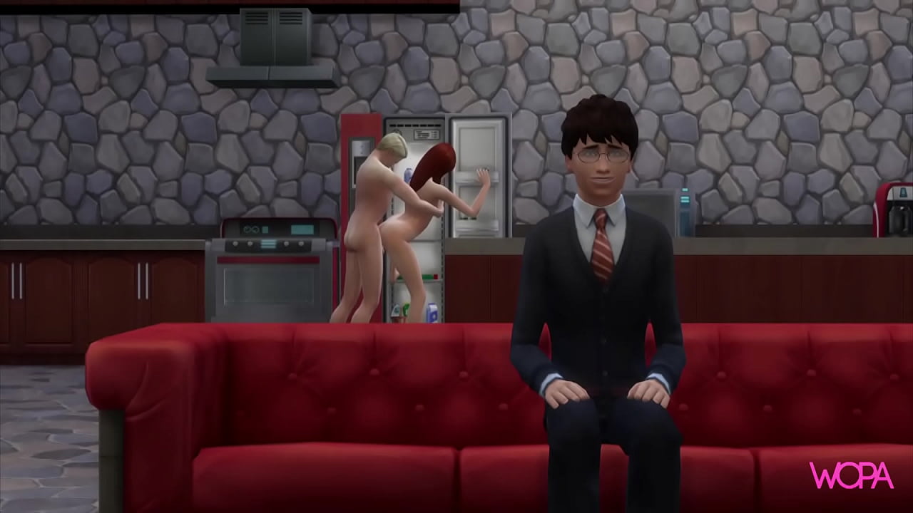 TRAILER Draco having sex with Ginny behind Harry Potters back