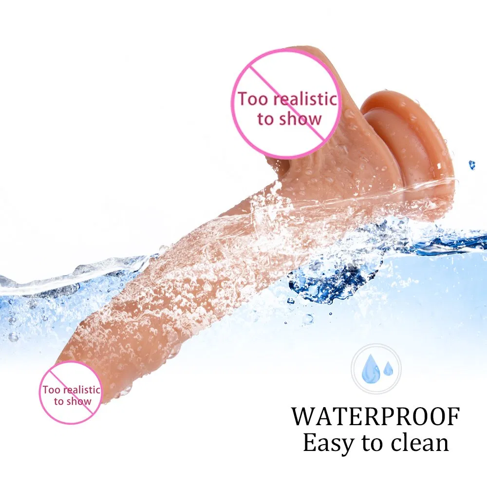 Giant Realistic Silicone Dildo Large Anal Double Silicone Dildo with Surreal Venous Suction Cup Double Density Realistic Dildo Dildo Adult Sex Toy for Women