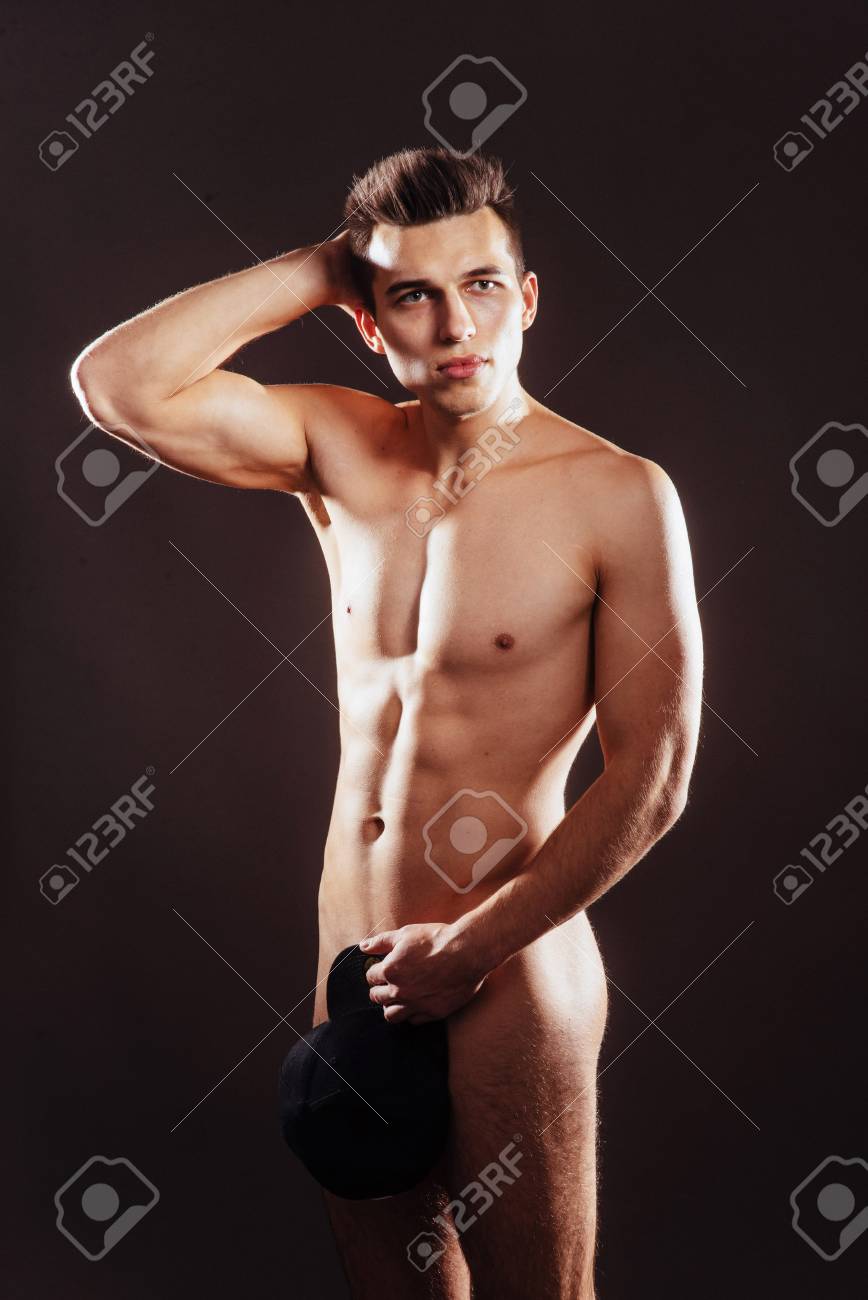Nude Man Covering Private Part With A Hat Stock Photo Picture and Royalty Free Image. Image 71581415.