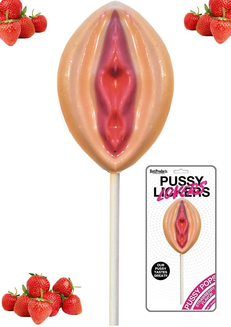 Pussy Lickers Pussy Pops Adult Candy Edible Vagina Lolipop Novelty Party Favor