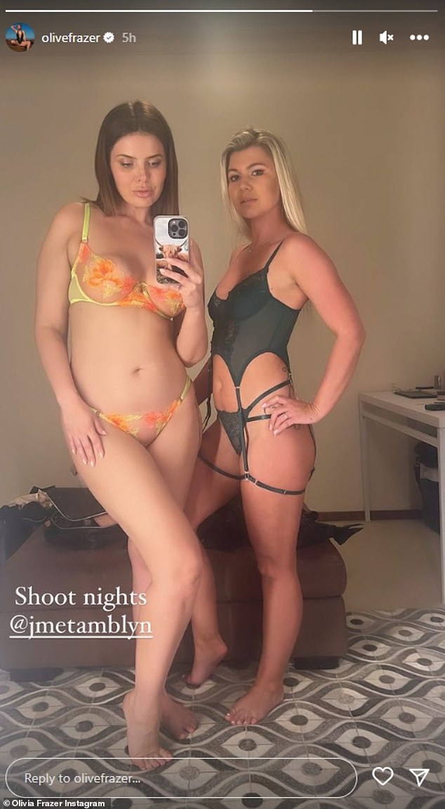 MAFSA star Olivia Frazer showcases her sizzling curves
