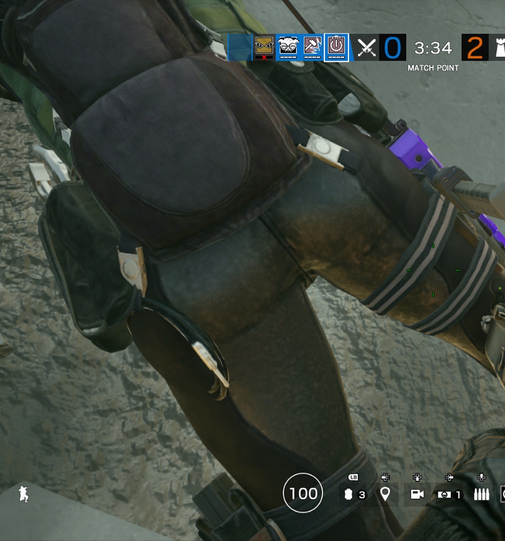 Rainbow six Siege Dokkaebi Booty Thicc Ass Leg by OkayDockey on DeviantArt