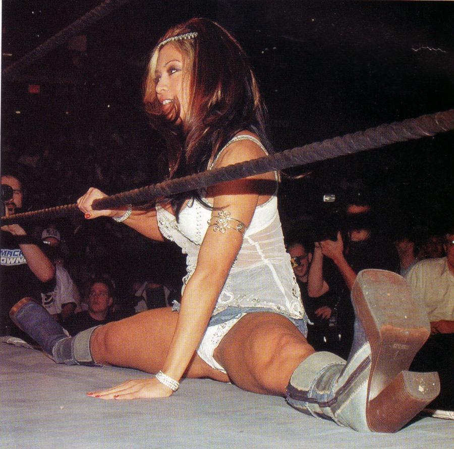 Naked Melina Perez in WWE Divas ANCENSORED