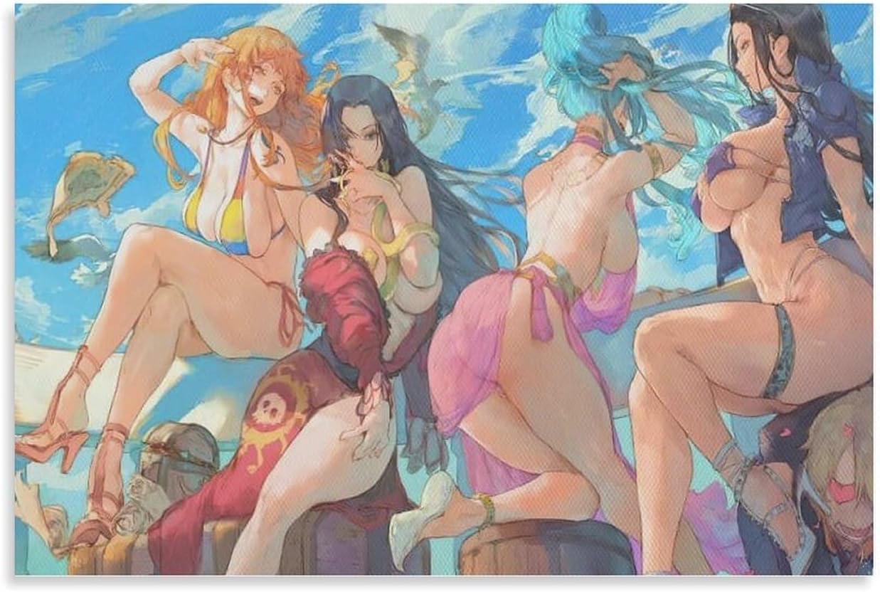 Boa Hancock Poster Nico Robin Poster Sexy Nami Anime Taiwan