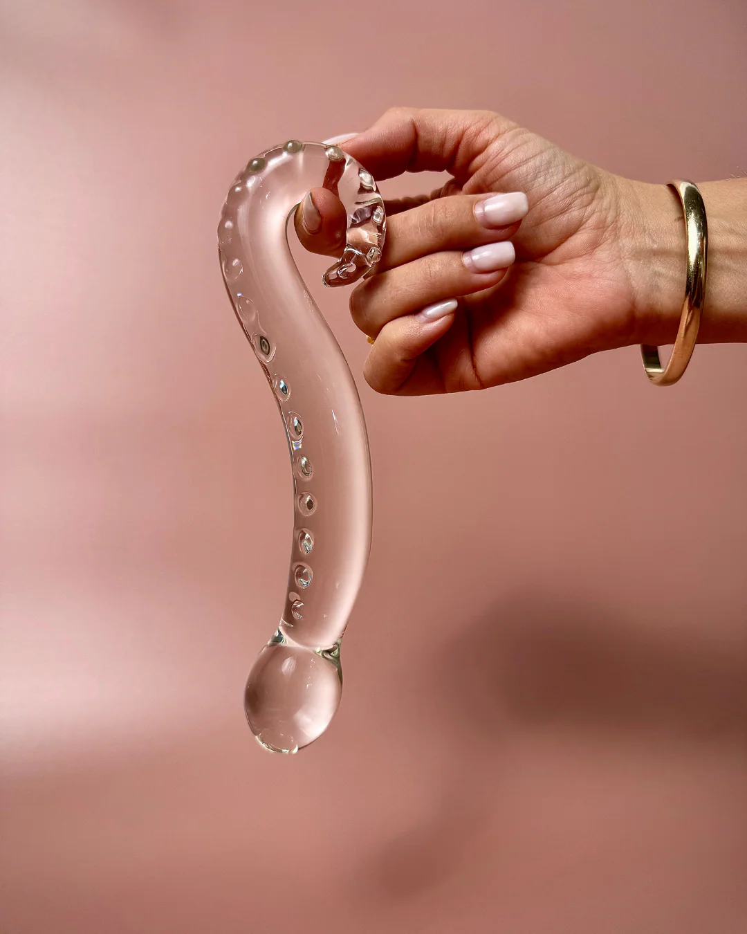The Octopussy Glass Dildo Pleasure Wand
