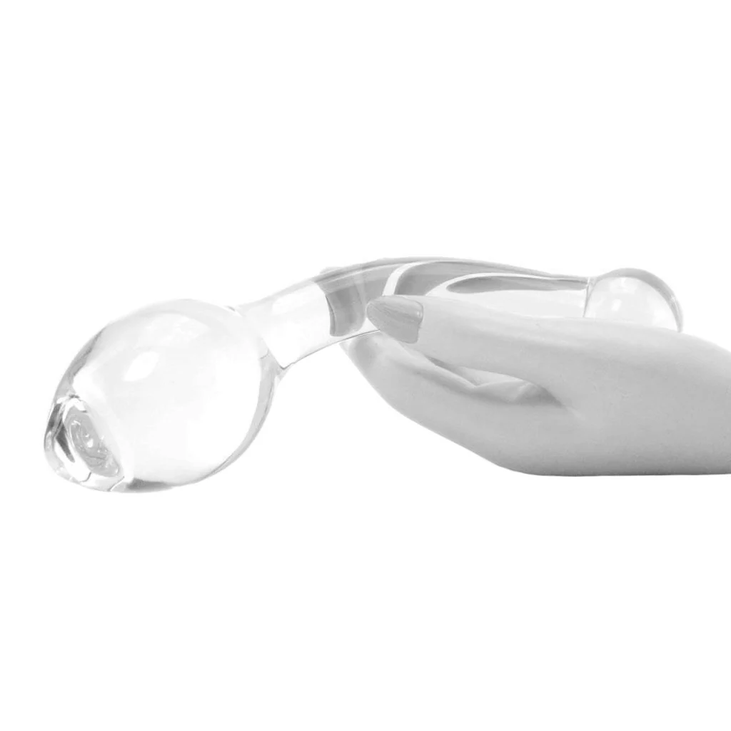 gls Pure Indulgence Anal Slider Glass Dildo