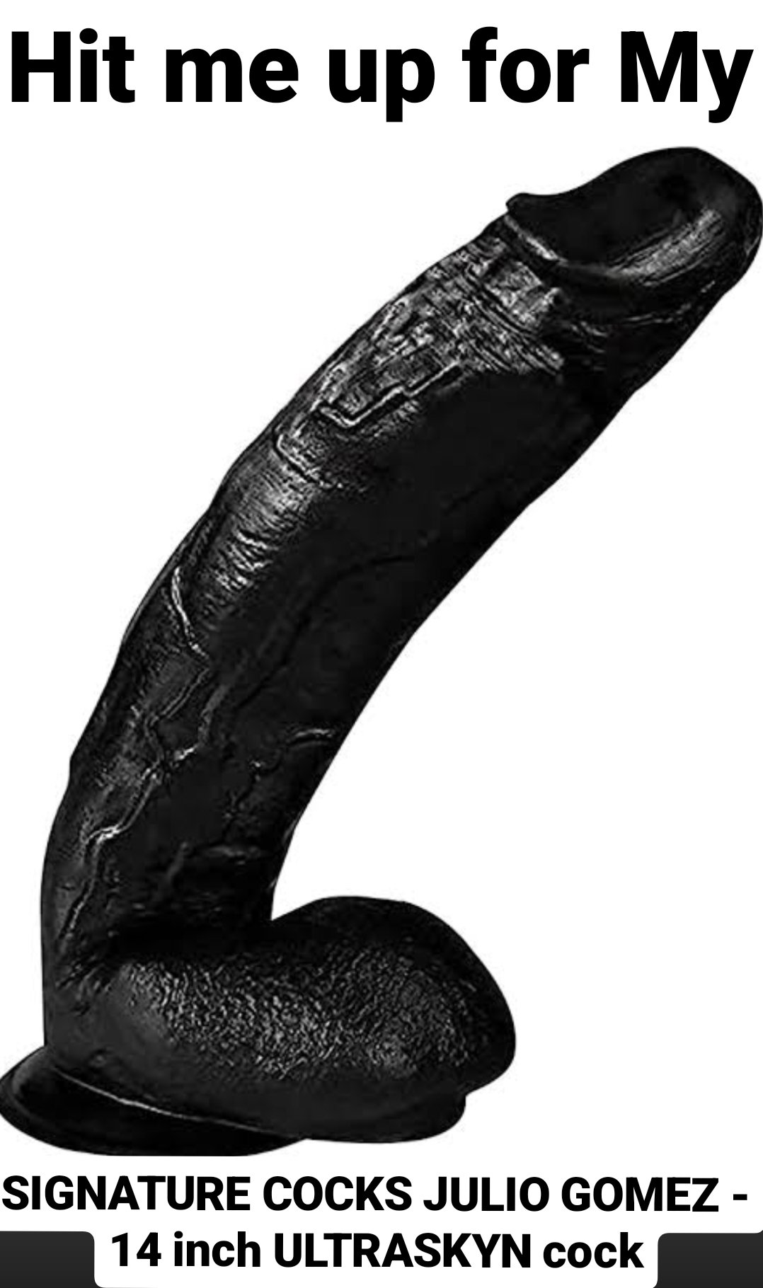 Julio Gomez on X: Buy Juliogomez signature dildo replica Now on sale