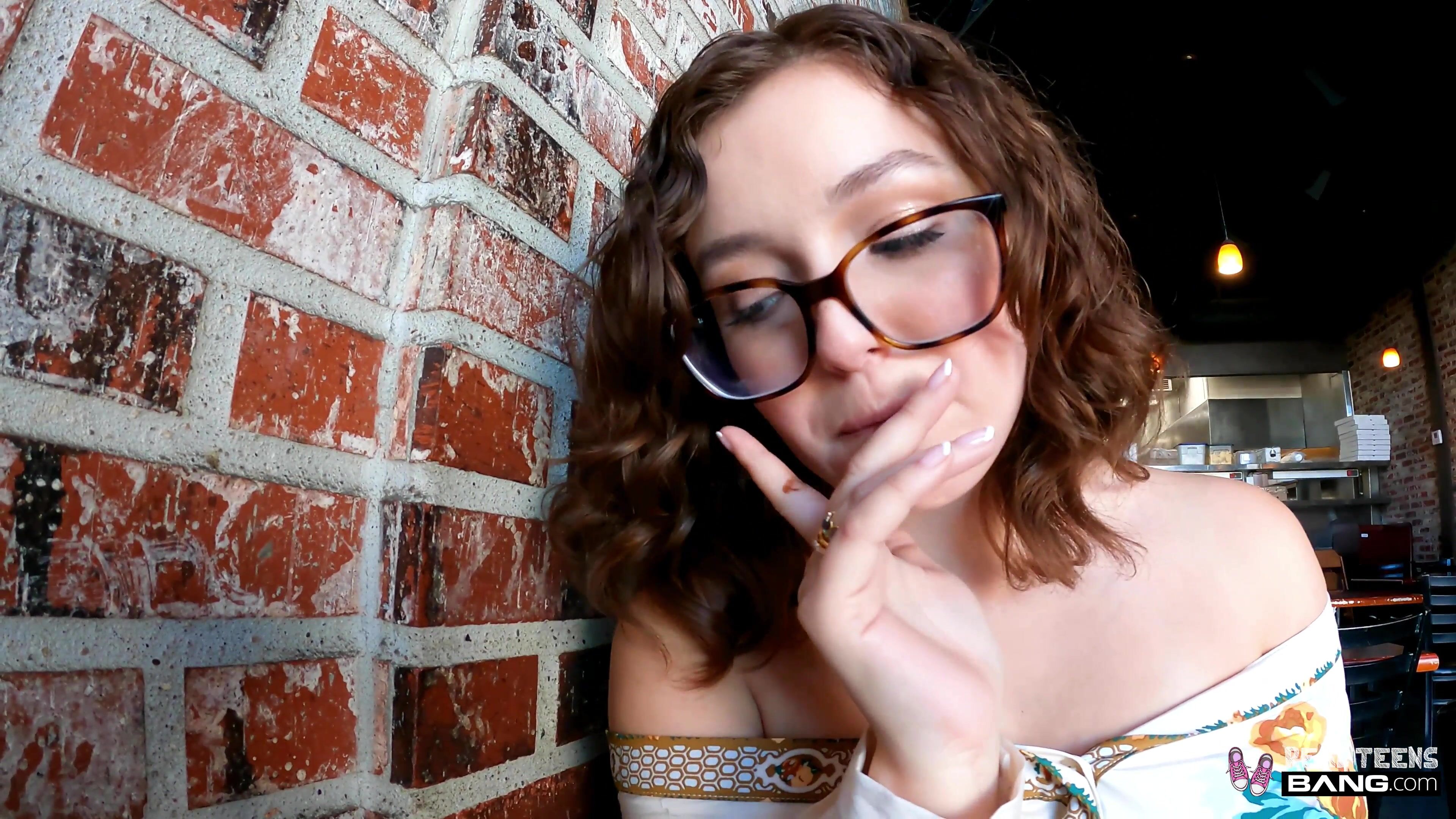 Leana Lovings Fingers In Restaurant And Gets Fucked In Hotel Room in 4k