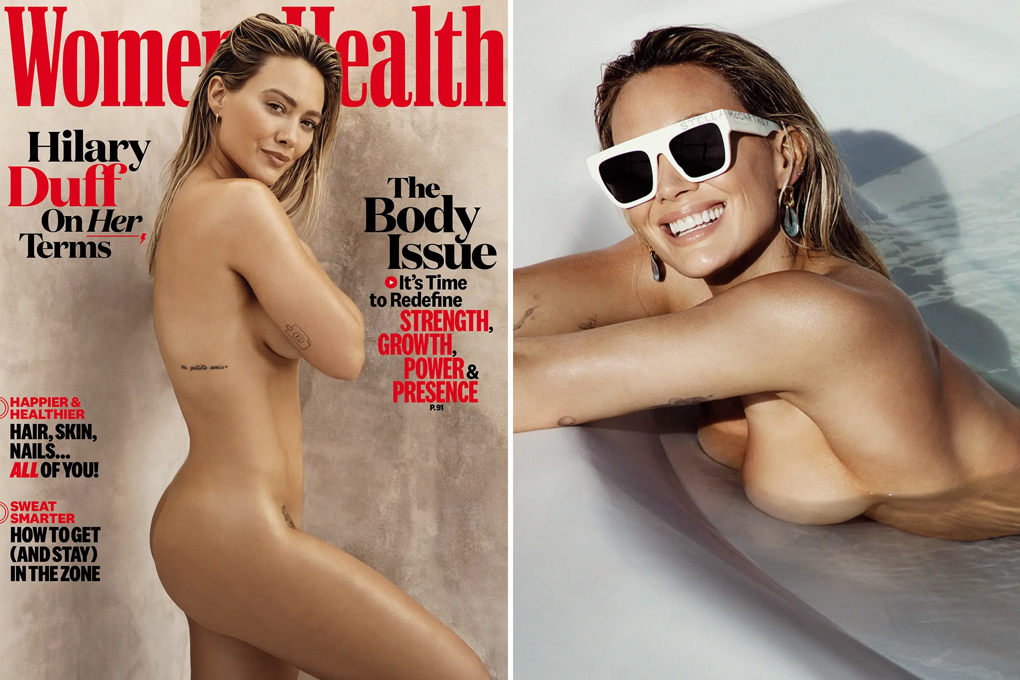 Hilary Duff poses nude: Im proud of my body