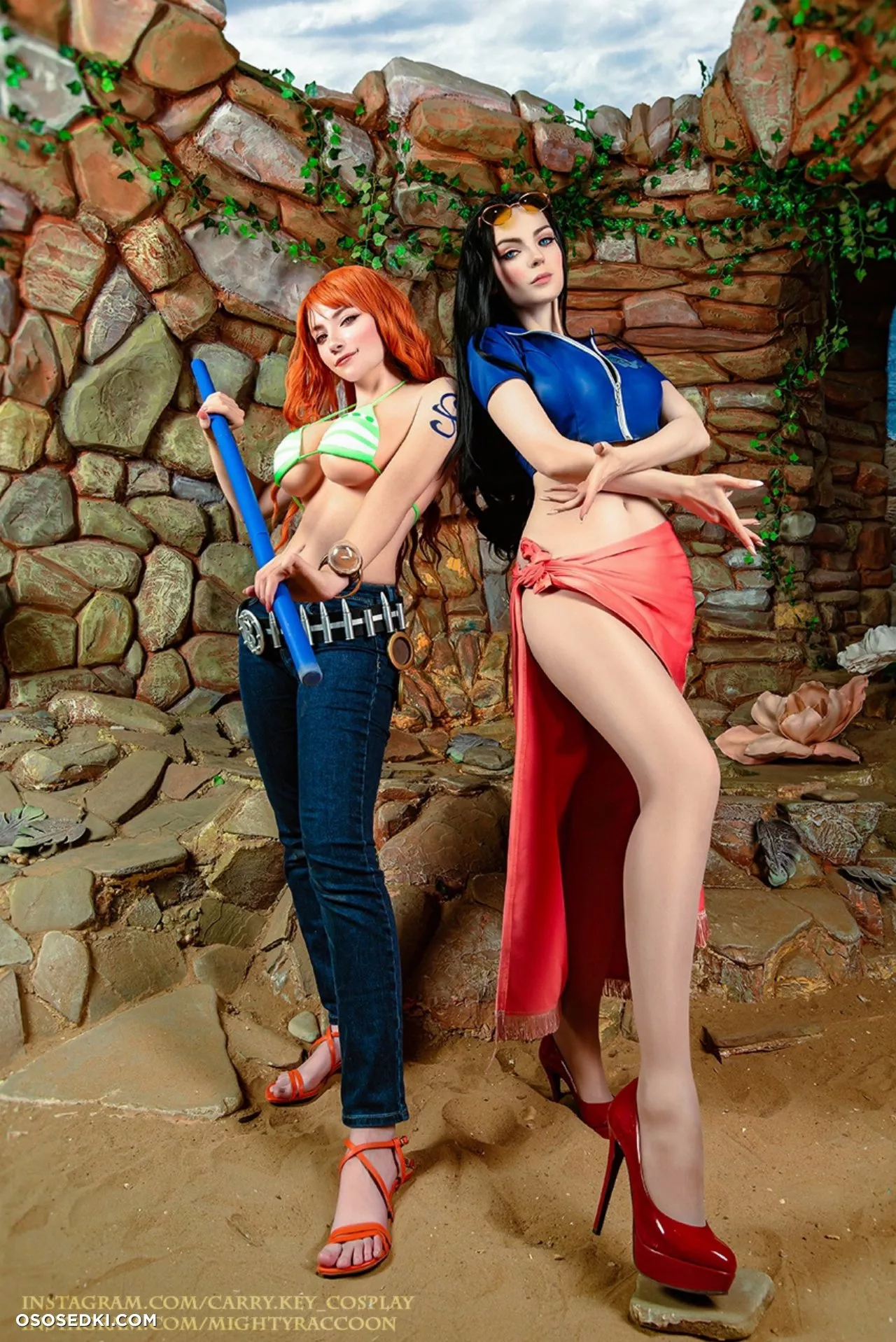 COSPLAY: One Piece Nami Robin nude. Onlyfans Patreon leaked 4 nude photos and videos