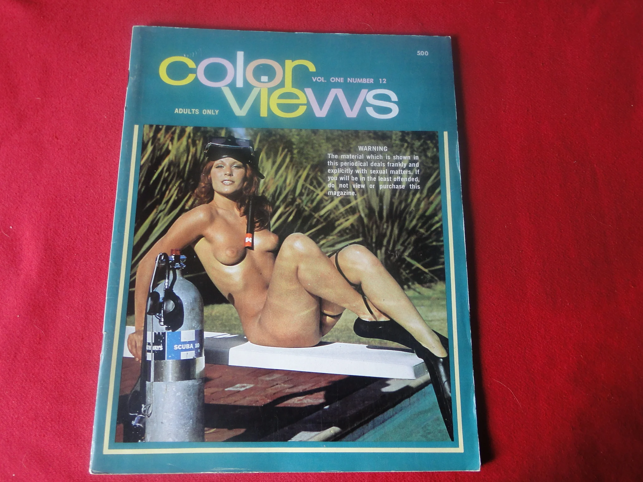 Vintage Nude Erotic Sexy Adult Magazine Color Views 1972 EA