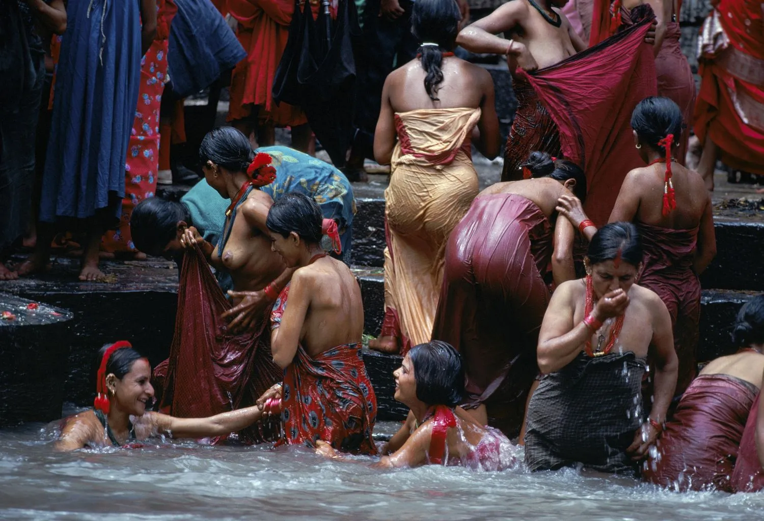 Nepal Women Baths