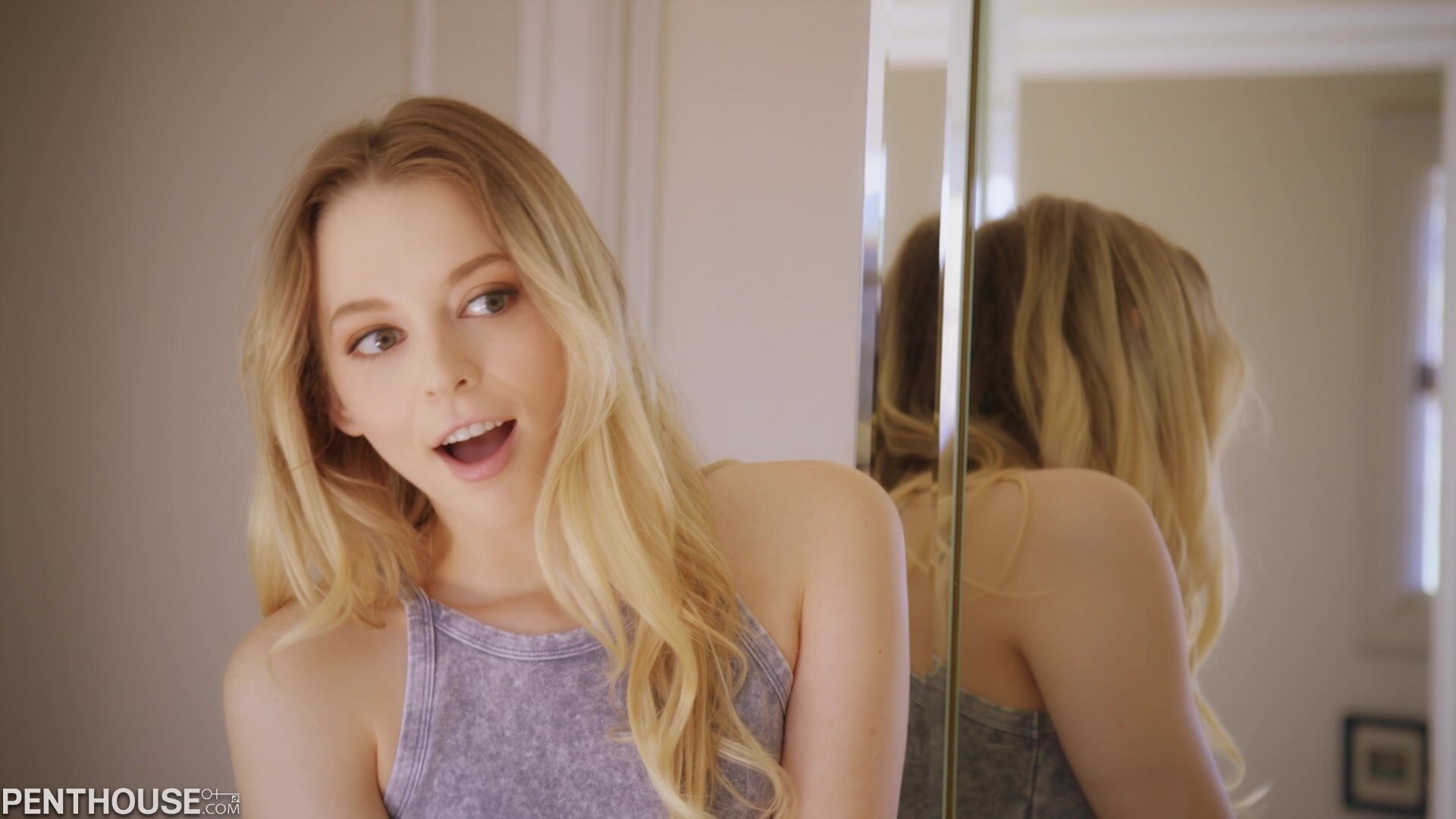 Cute blonde teen fucks her boss