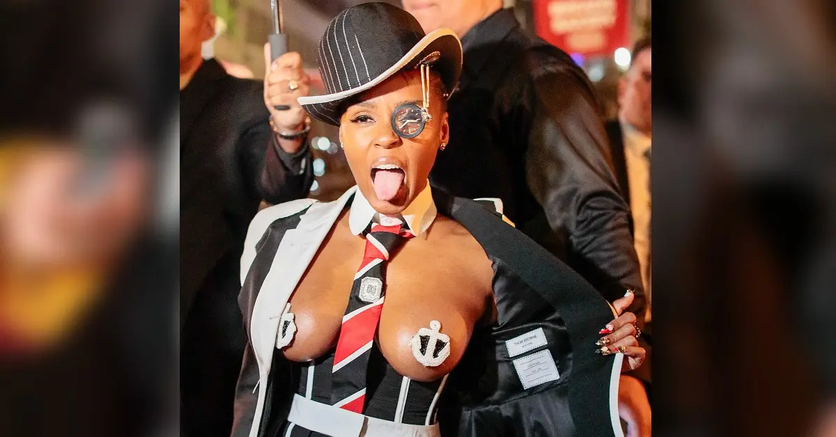 Topless Janelle Monae Flashes Photographers At Met Gala After-Party
