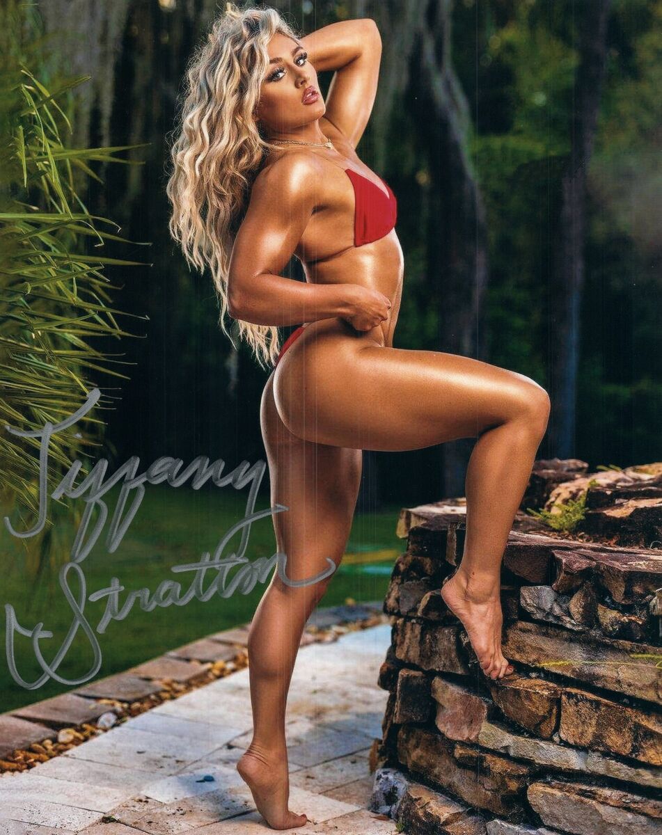 Tiffany Stratton Signed 8x10 WWE NXT Womens Champion Comes with COA