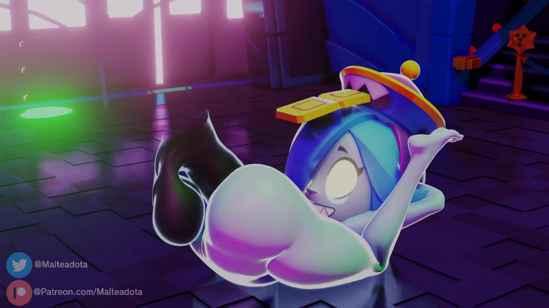 Brawl Stars Colette brawl Stars 1boy 3d