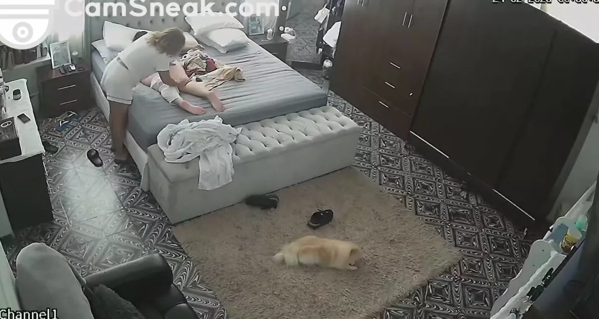 Spy Cam Busts Horny Mom Massaging Her Naked Teen Daughter On Caught Cam FemeFun