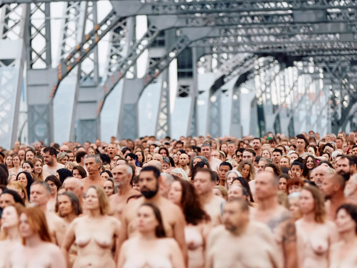 The weirdest thing about stripping naked with 5500 people? It didnt feel weird at all