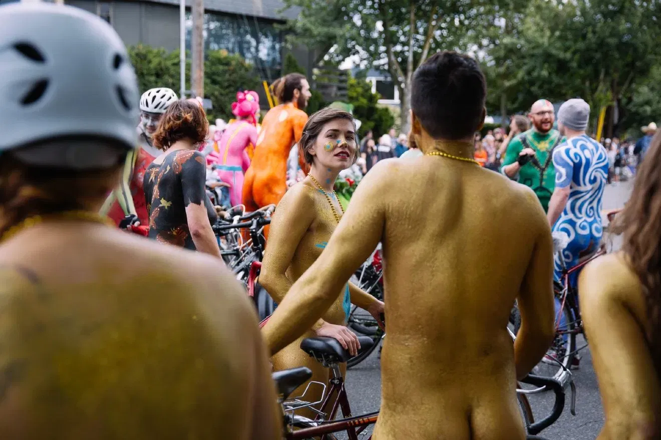 Photos: Naked bike riders kick off quirky Fremont Solstice Parade