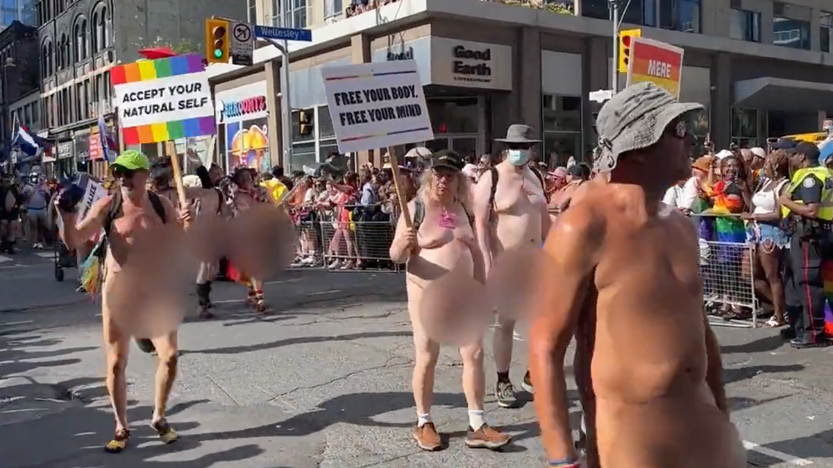 Bud Light sponsors Toronto Pride parade attended by naked men children